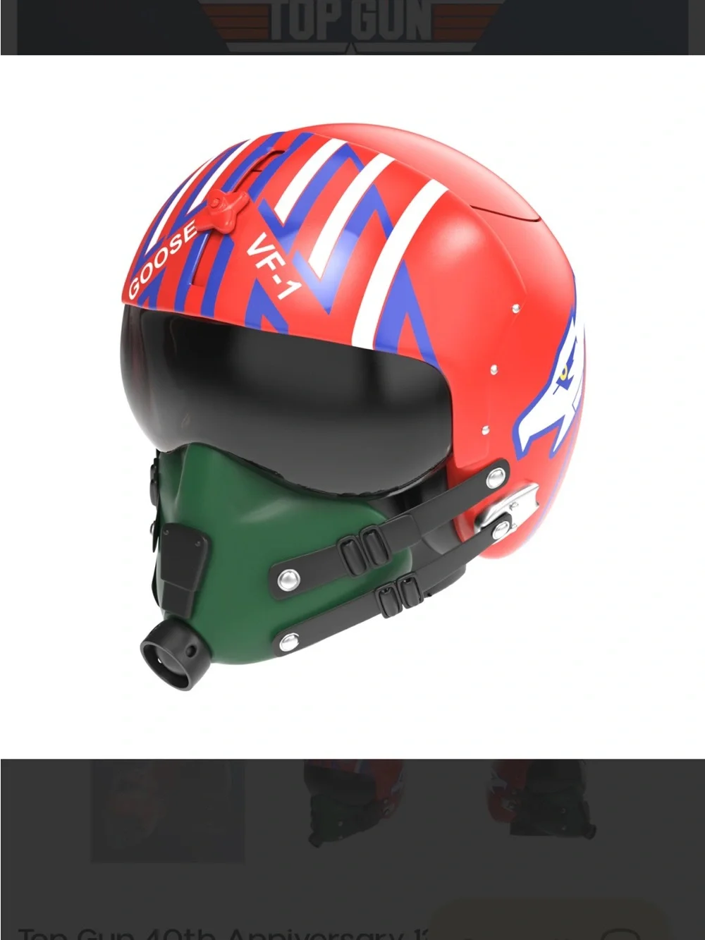 Top Gun 40th Anniversary 130oz Goose Helmet Popcorn Bucket